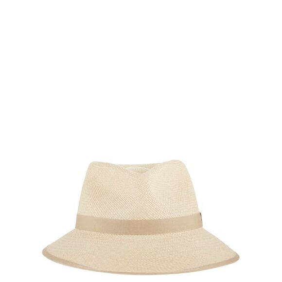 Max Mara Women Mxadolmen - Woven Straw Hat With Grosgrain Band